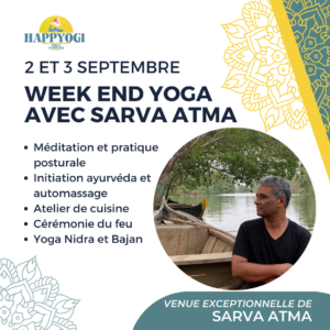 2 et 3 septembre 2023 - Week end de pratique avec Yogi Sarva Atma